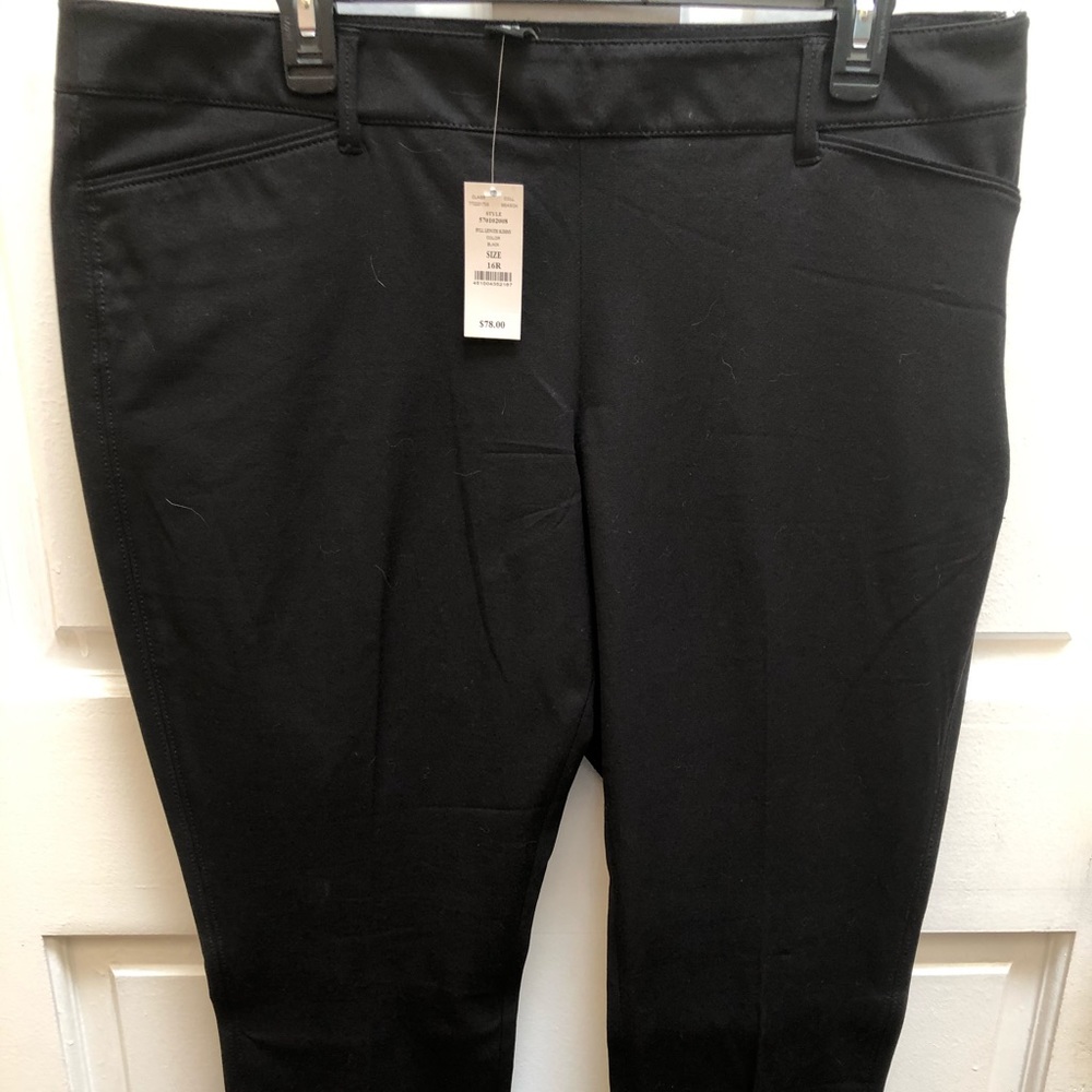 White Black Market NWT slim pants size 16